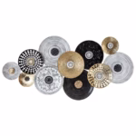 Decoratiune de perete Atmosphera Ivo din metal, 134x68 cm, multicolor