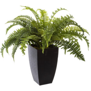 Planta artificiala Atmosphera feriga cu ghiveci, 55 cm, verde