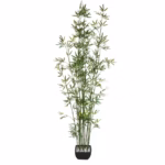 Planta artificiala Atmosphera bambus cu ghiveci ceramic, 180 cm, verde