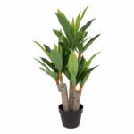 Planta artificiala Atmosphera Dracena cu ghiveci, 105 cm, verde