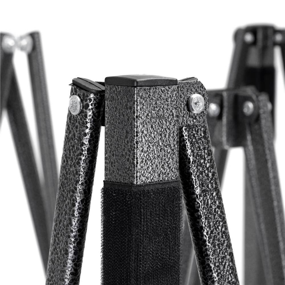 Pavilion pliabil gradina 3x3 m cu acoperis impermeabil si 3 pereti laterali, structura metalica, inaltime reglabila, negru - imagine 23
