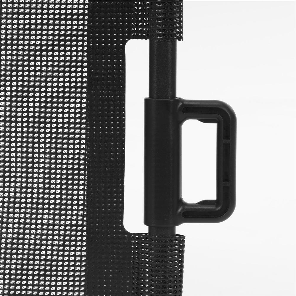 Poarta de siguranta retractabila si extensibila, pentru copii sau animale de companie, 162x86 cm, negru - imagine 12