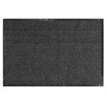 Covoras intrare absorbant antimurdarie, PVC antiderapant, 60x90 cm, gri
