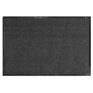 Covoras intrare absorbant antimurdarie, PVC antiderapant, 60x90 cm, gri