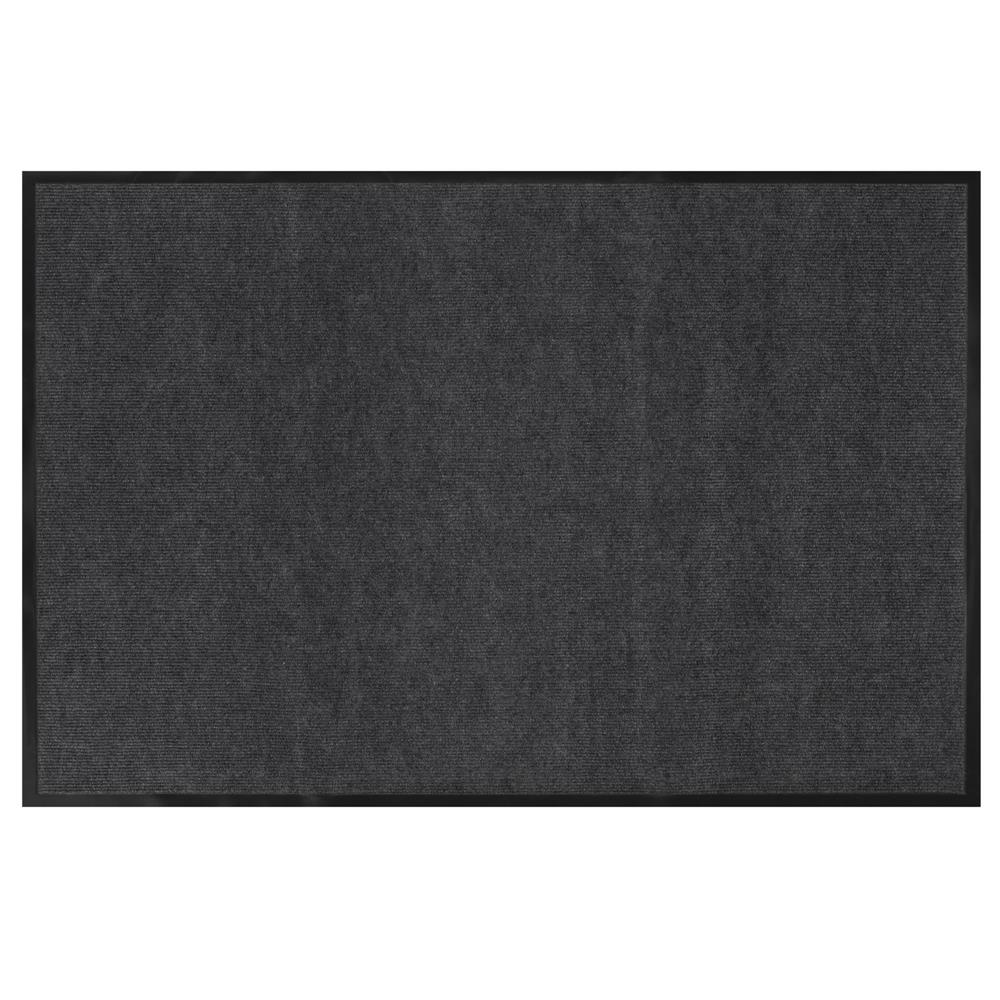 Covoras intrare absorbant antimurdarie, PVC antiderapant, 90x150 cm, gri