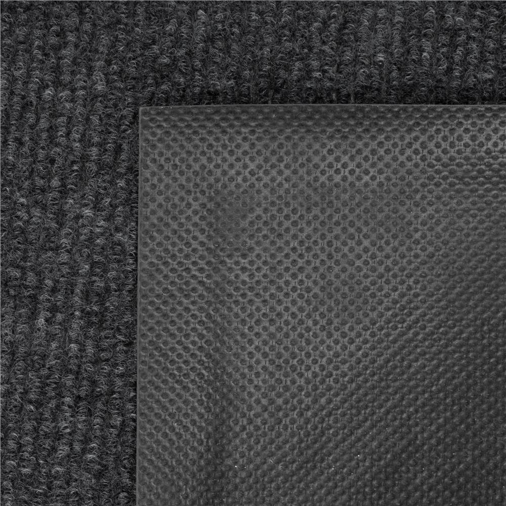 Covoras intrare absorbant antimurdarie, PVC antiderapant, 90x150 cm, gri - imagine 8