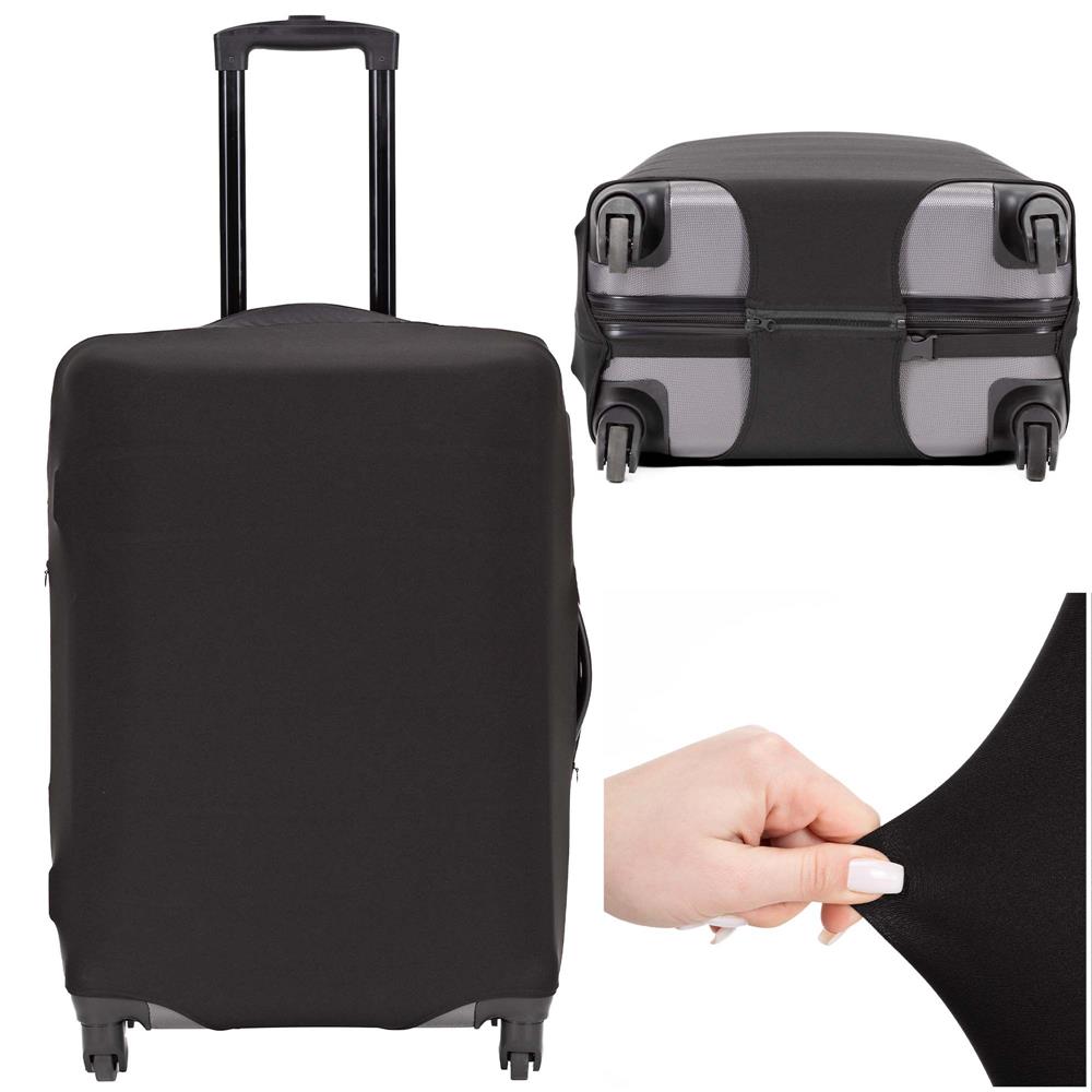 Husa protectie troler, elastica, marime M, cu fermoar dublu si catarama, negru - imagine 2