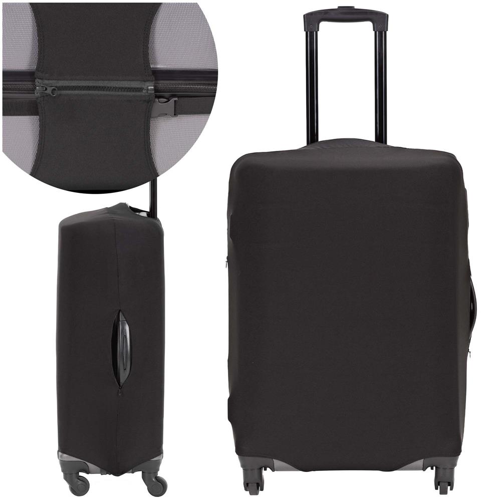 Husa protectie troler, elastica, marime M, cu fermoar dublu si catarama, negru - imagine 3