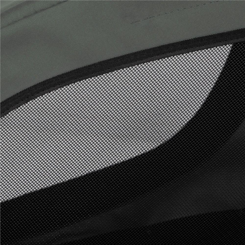 Remorca bicicleta pentru transport animale, cu acoperis impermeabil, maxim 40 kg, verde si negru - imagine 27