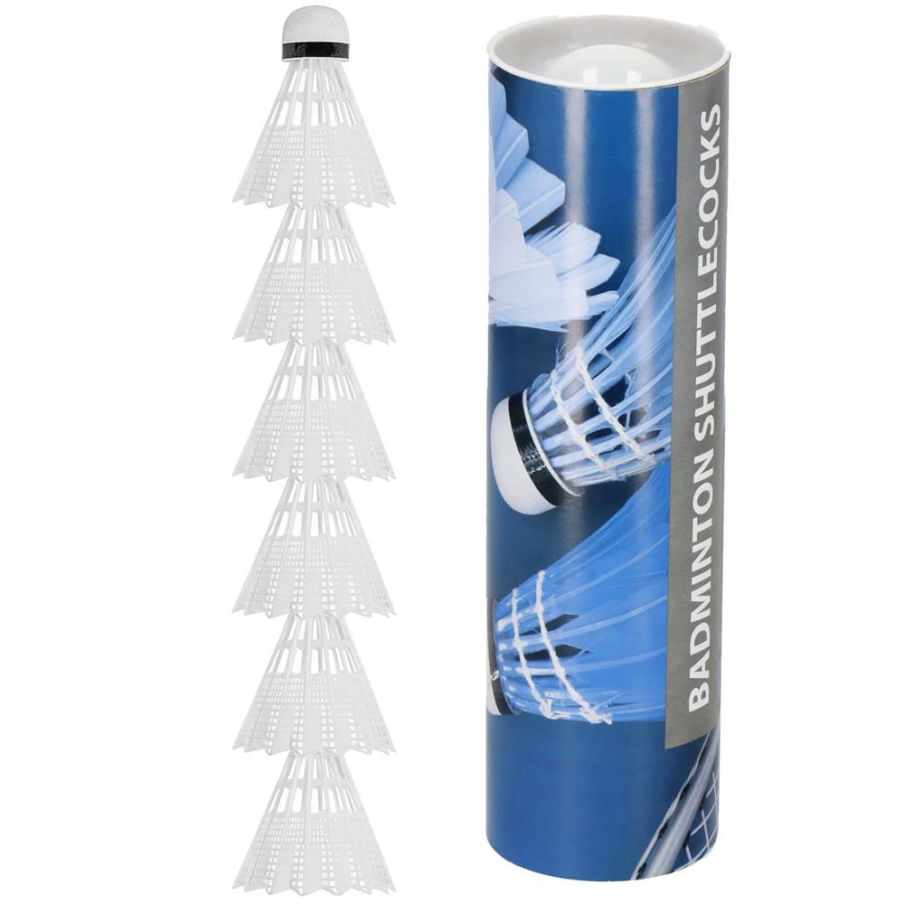 Set badminton 9 piese, 2 rachete metalice, 6 fluturasi si husa, 66 cm, multicolor - imagine 13