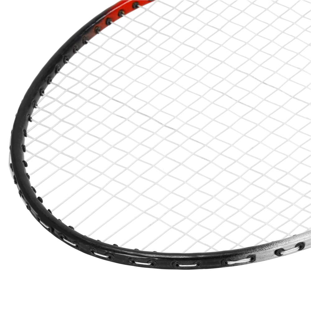 Set badminton 9 piese, 2 rachete metalice, 6 fluturasi si husa, 66 cm, multicolor - imagine 3