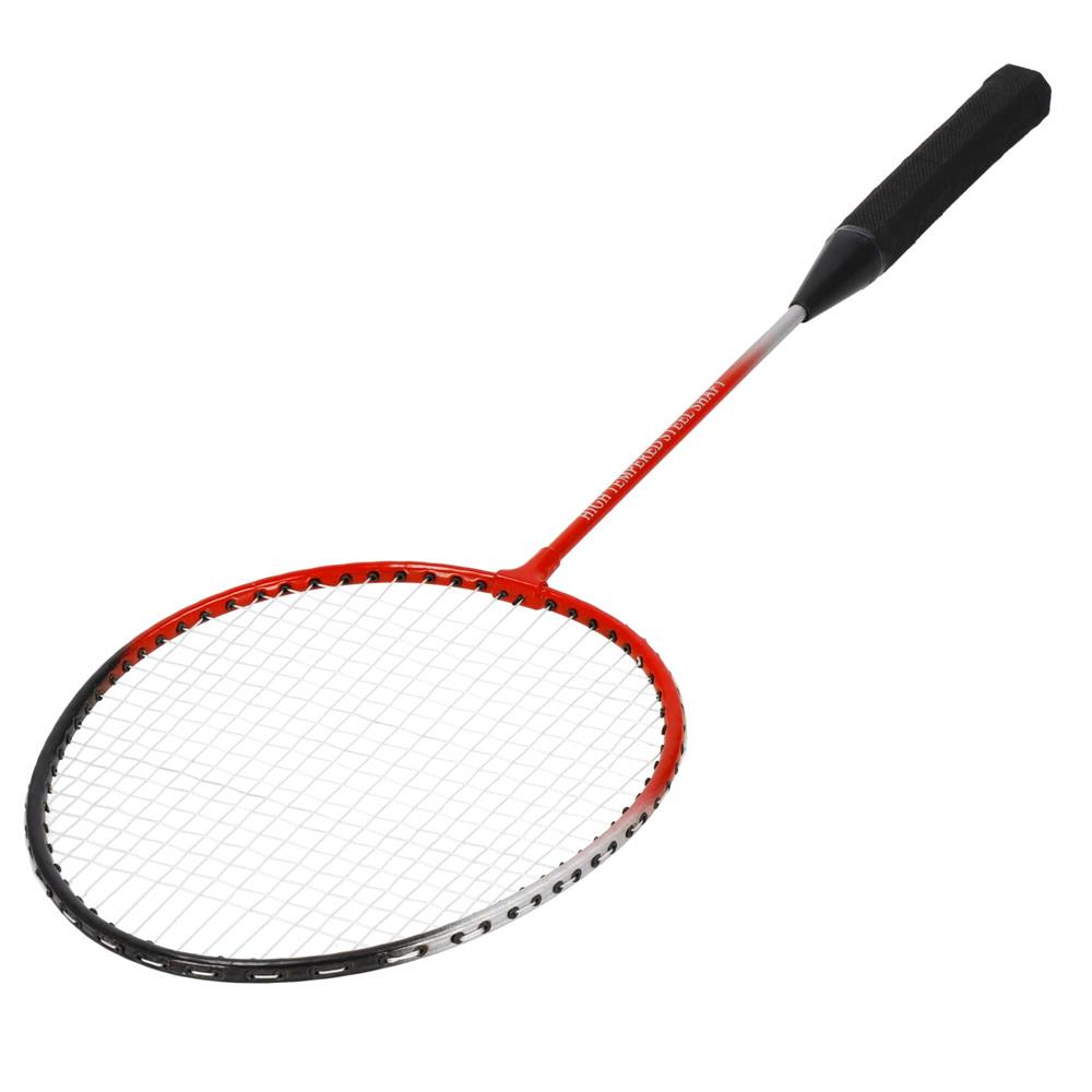 Set badminton 9 piese, 2 rachete metalice, 6 fluturasi si husa, 66 cm, multicolor - imagine 7