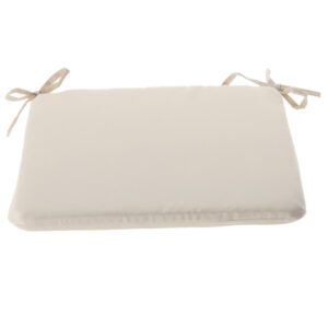 Perna scaun 40x40x3 cm, poliester impermeabil, cu fermoar si prindere, bej