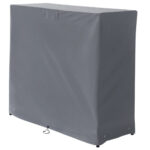 Husa protectie gratar, polietilena rezistenta UV, impermeabila, 126x55x112 cm, gri