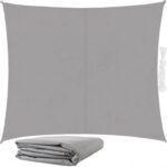 Copertina prelata de soare, dreptunghiulara, impermeabila, cu protectie UV, 300x250 cm, gri