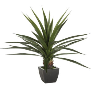 Planta artificiala Atmosphera Agave gigant cu ghiveci, 104x104x127 cm, verde