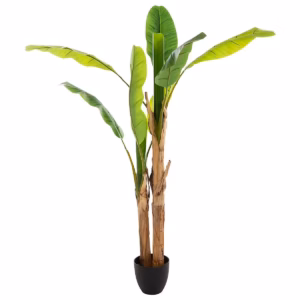 Planta artificiala Atmosphera model bananier cu ghiveci, 160 cm, verde