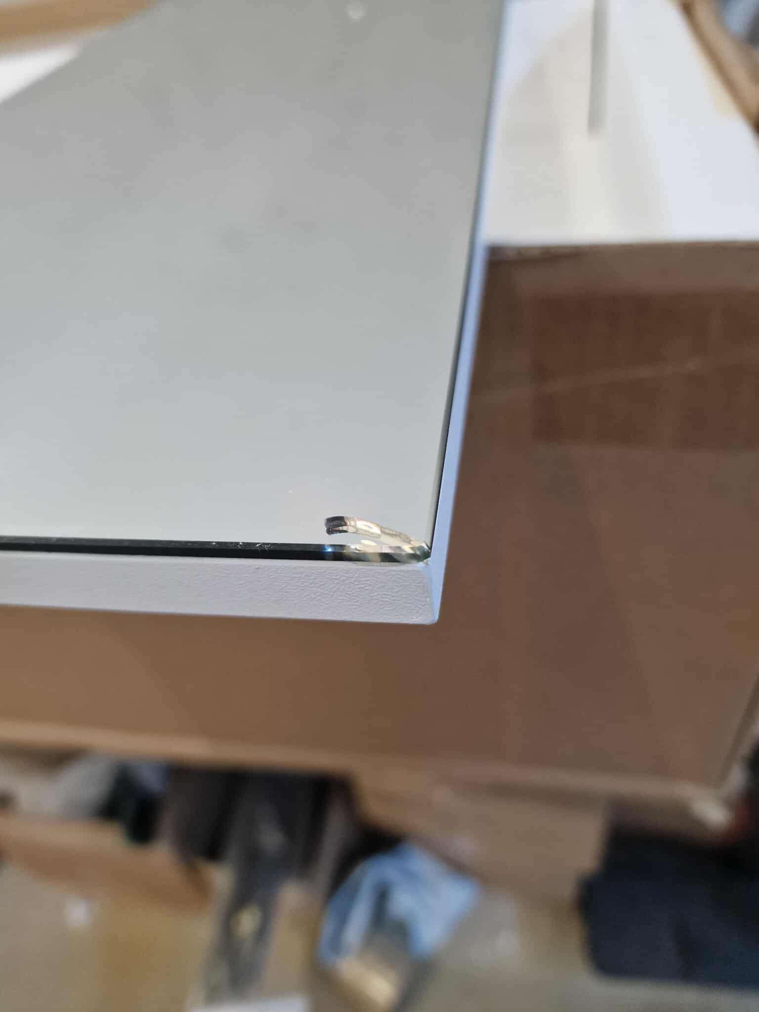 RESIGILAT: VASAGLE Dulap de baie de perete, 3 usi cu oglinda, compartiment deschis, 15x70x70cm, alb - imagine 2