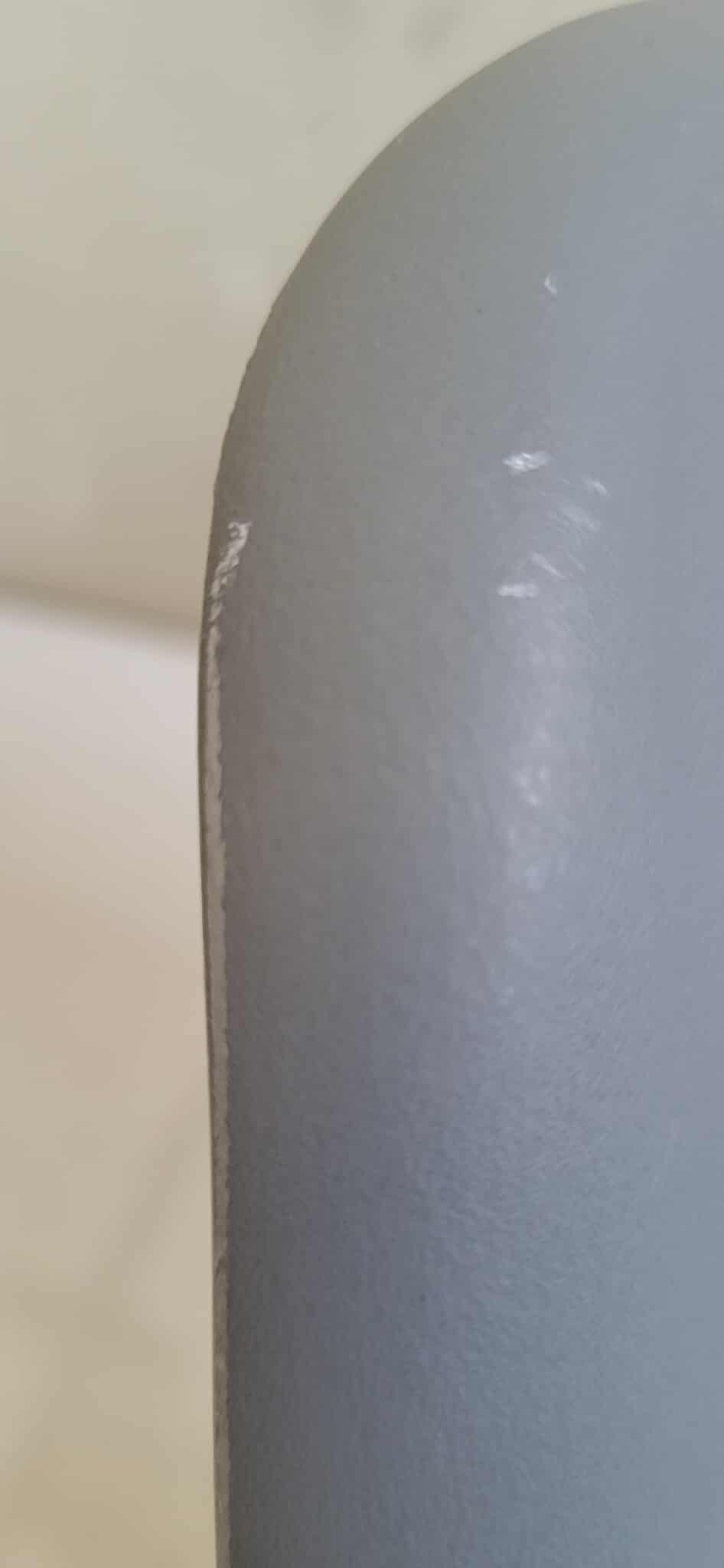 RESIGILAT: Set 4 scaune dining Verdhe pentru bucatarie cu perna tapitata cu piele ecologica, 49x82cm, gri - imagine 7