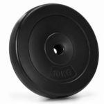 Disc greutate haltera 10 kg, 31 mm, compozit bitumic, PP, 31x5 cm, negru