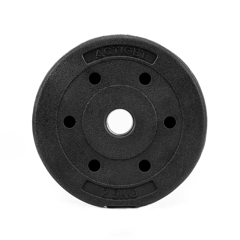 Set gantere si bara ajustabila 30 kg, 16 discuri, conector metalic cu spuma, negru - imagine 9