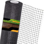 Plasa gradina anti daunatori si cartite, 30g/m2, 2x300metri, neagra