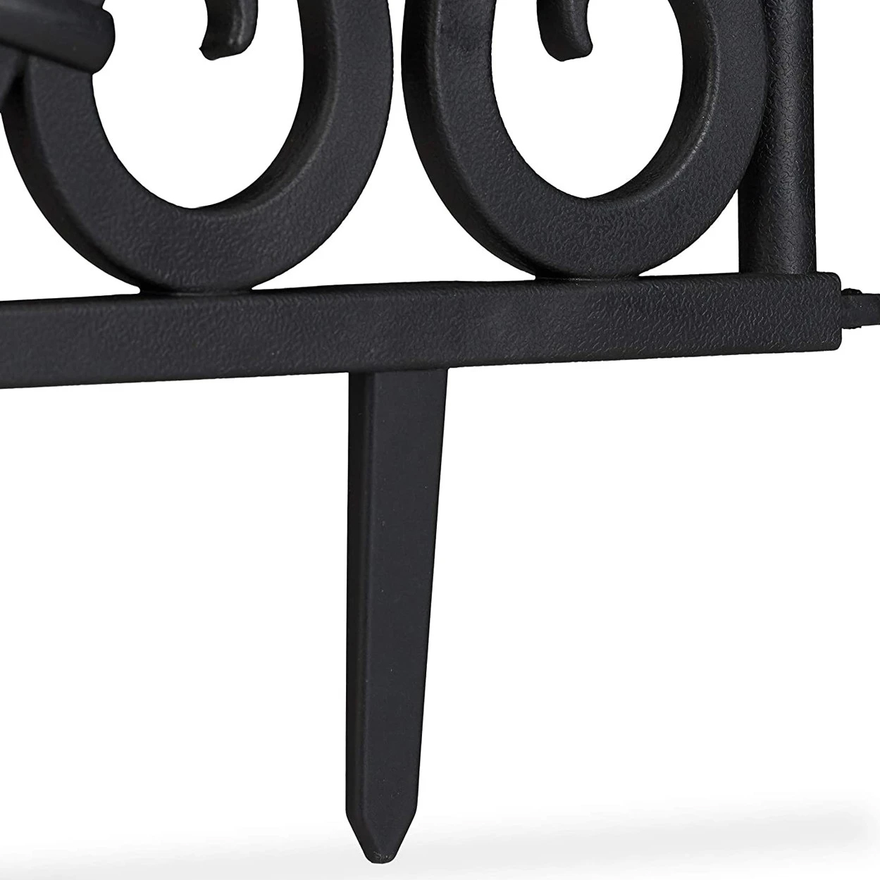 Set 4 panouri de gard decorativ gradina, flexibil, PVC, set 4 x 60x33 cm, negru - imagine 5