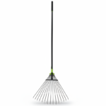Grebla gradina pentru frunze, latime reglabila 20-59 cm, maner telescopic 120-160 cm, negru