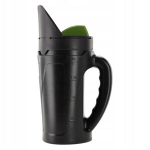 Semanator manual pentru gazon, ingrasamant, sare si seminte, rezervor 2.5 L, plastic rezistent, 34x18 cm, negru