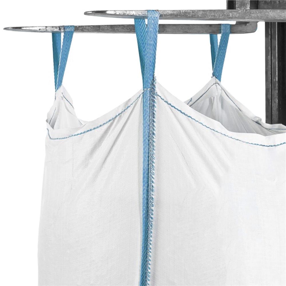 Sac gradina big bag pentru frunze si deseuri vegetale, 900 L, 1000 kg, 92x92x100 cm, alb - imagine 14
