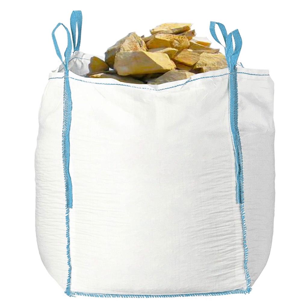 Sac gradina big bag pentru frunze si deseuri vegetale, 900 L, 1000 kg, 92x92x100 cm, alb - imagine 15