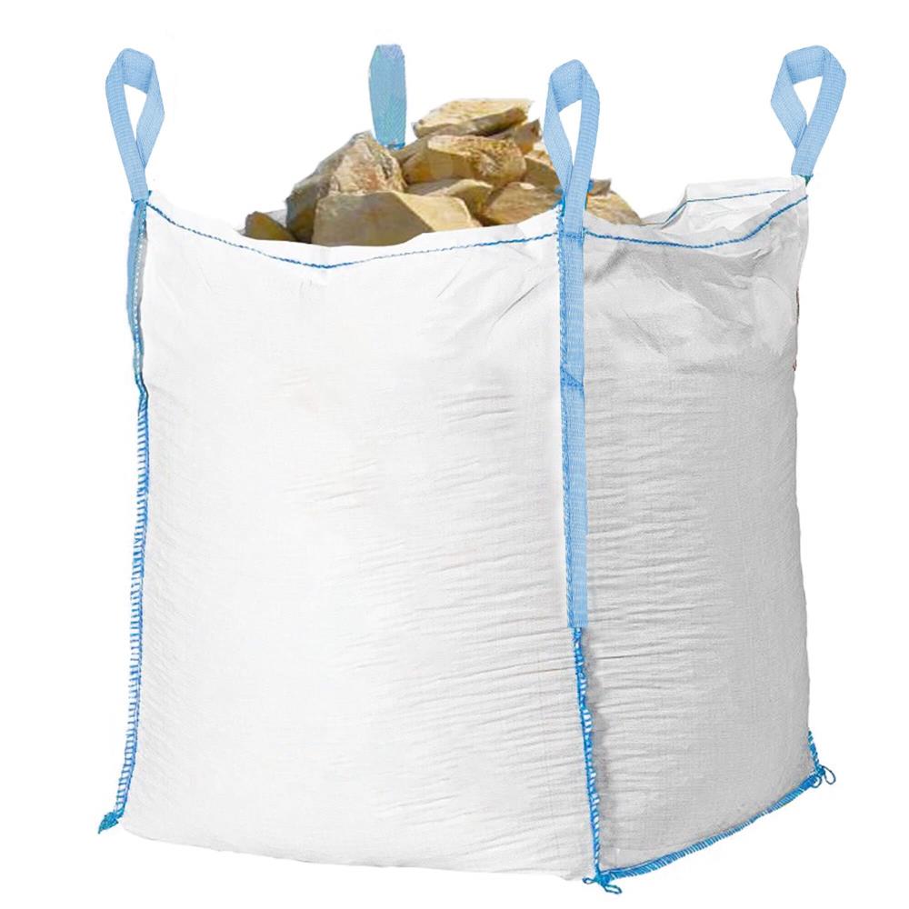 Sac gradina big bag pentru frunze si deseuri vegetale, 900 L, 1000 kg, 92x92x100 cm, alb - imagine 18