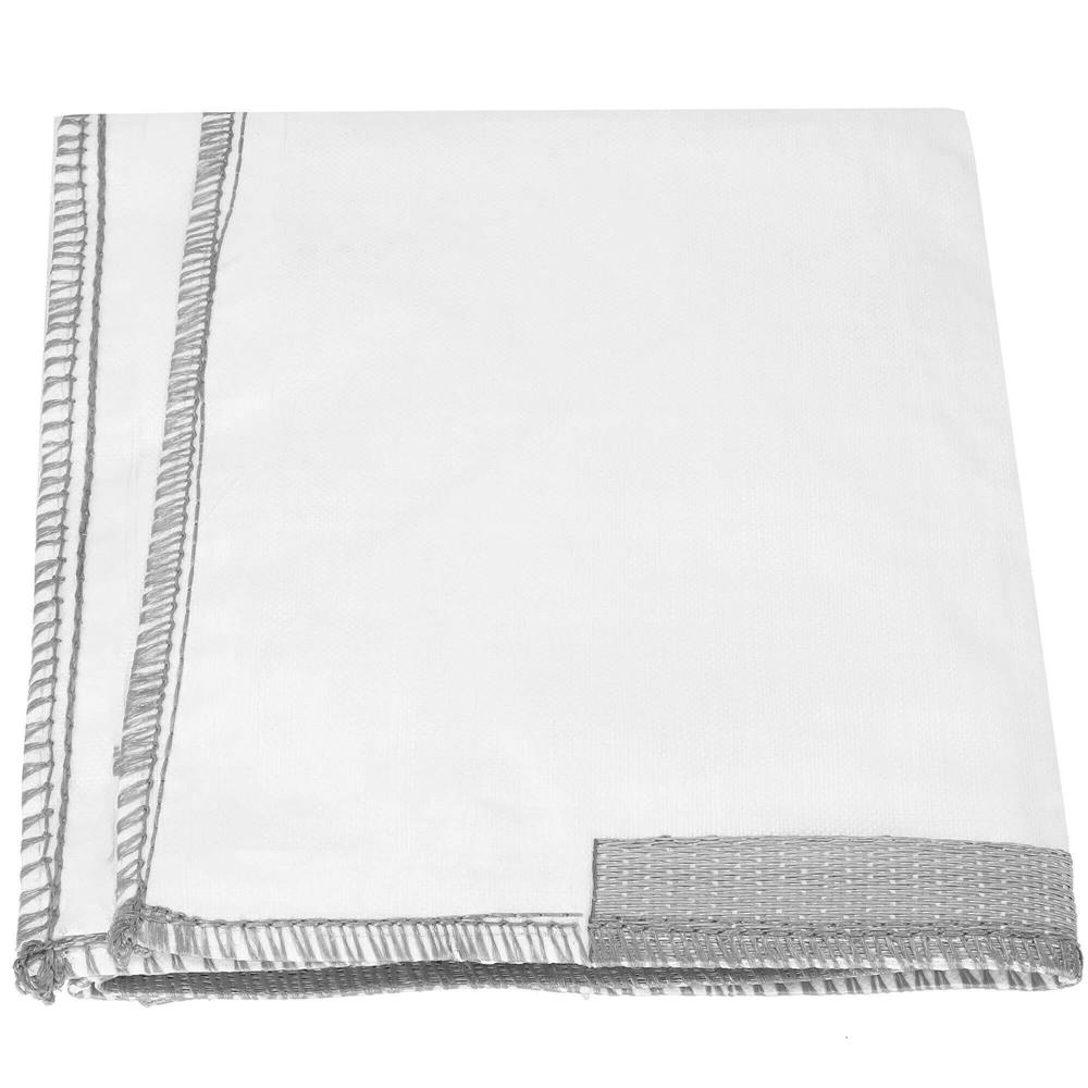 Sac gradina big bag pentru frunze si deseuri vegetale, 1200 L, 1000 kg, 90x90x145 cm, alb - imagine 14