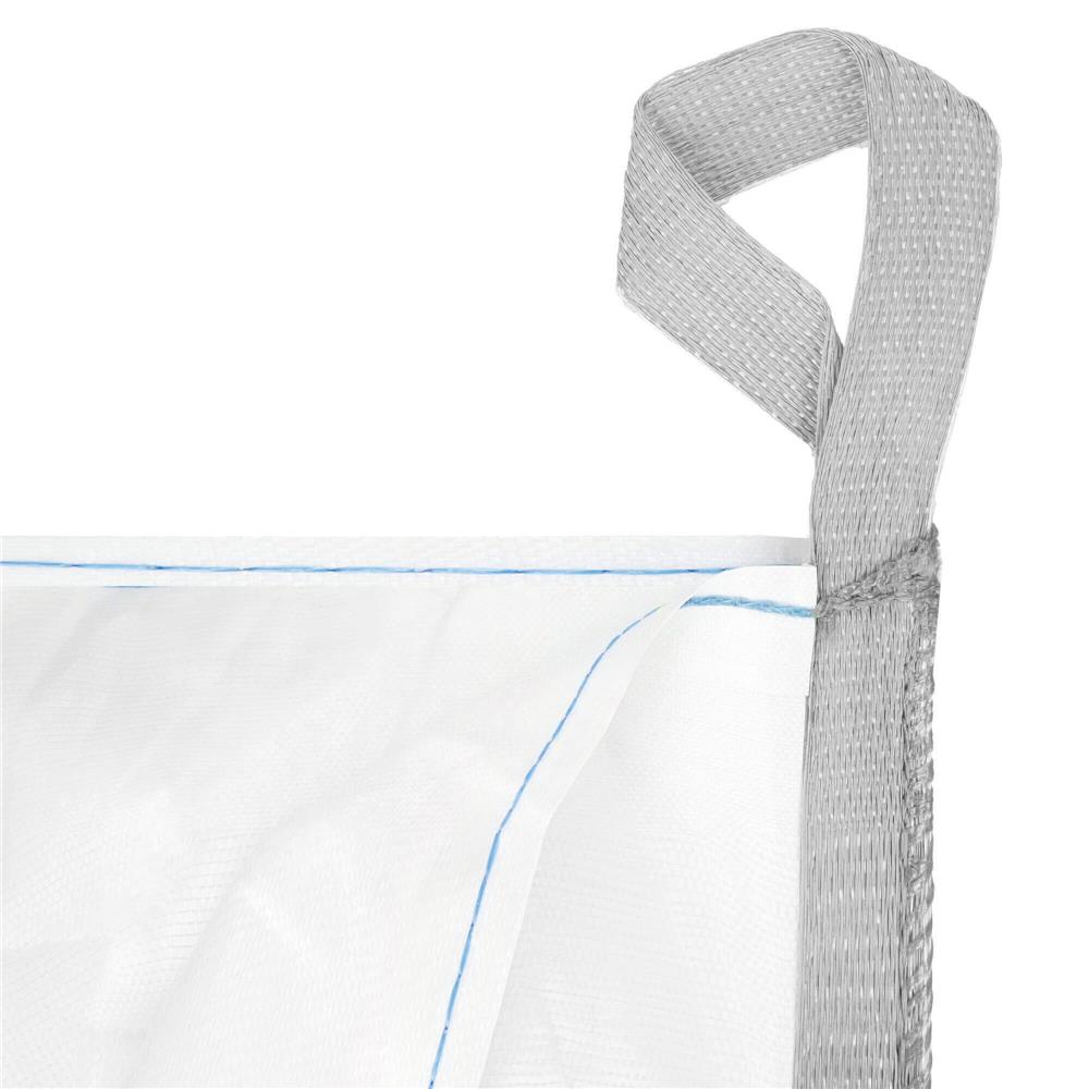 Sac gradina big bag pentru frunze si deseuri vegetale, 1200 L, 1000 kg, 90x90x145 cm, alb - imagine 15