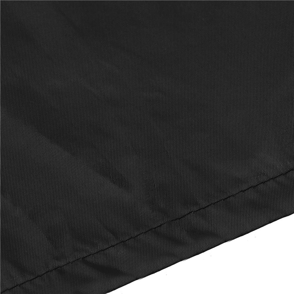 Husa protectie pentru umbrela de gradina, impermeabila, cu fermoar si snur reglabil, 205 cm, negru - imagine 7