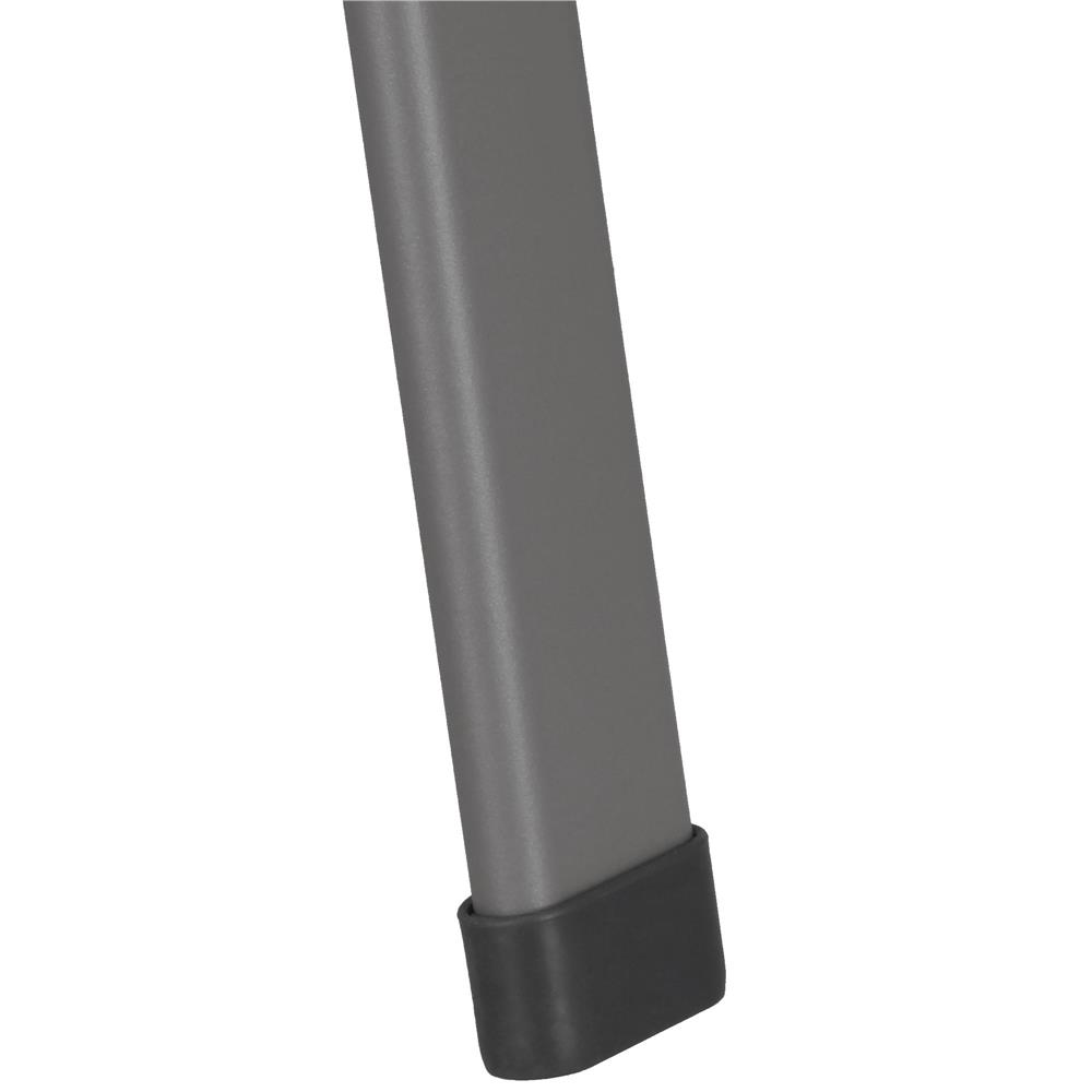 Set 4 scaune gradina cu brate, cadru otel si sezut textilene, 53x72x92 cm, gri - imagine 14