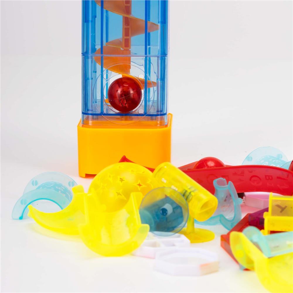 Set de constructie din cuburi magnetice educative pentru copii 134 de piese, multicolor - imagine 4