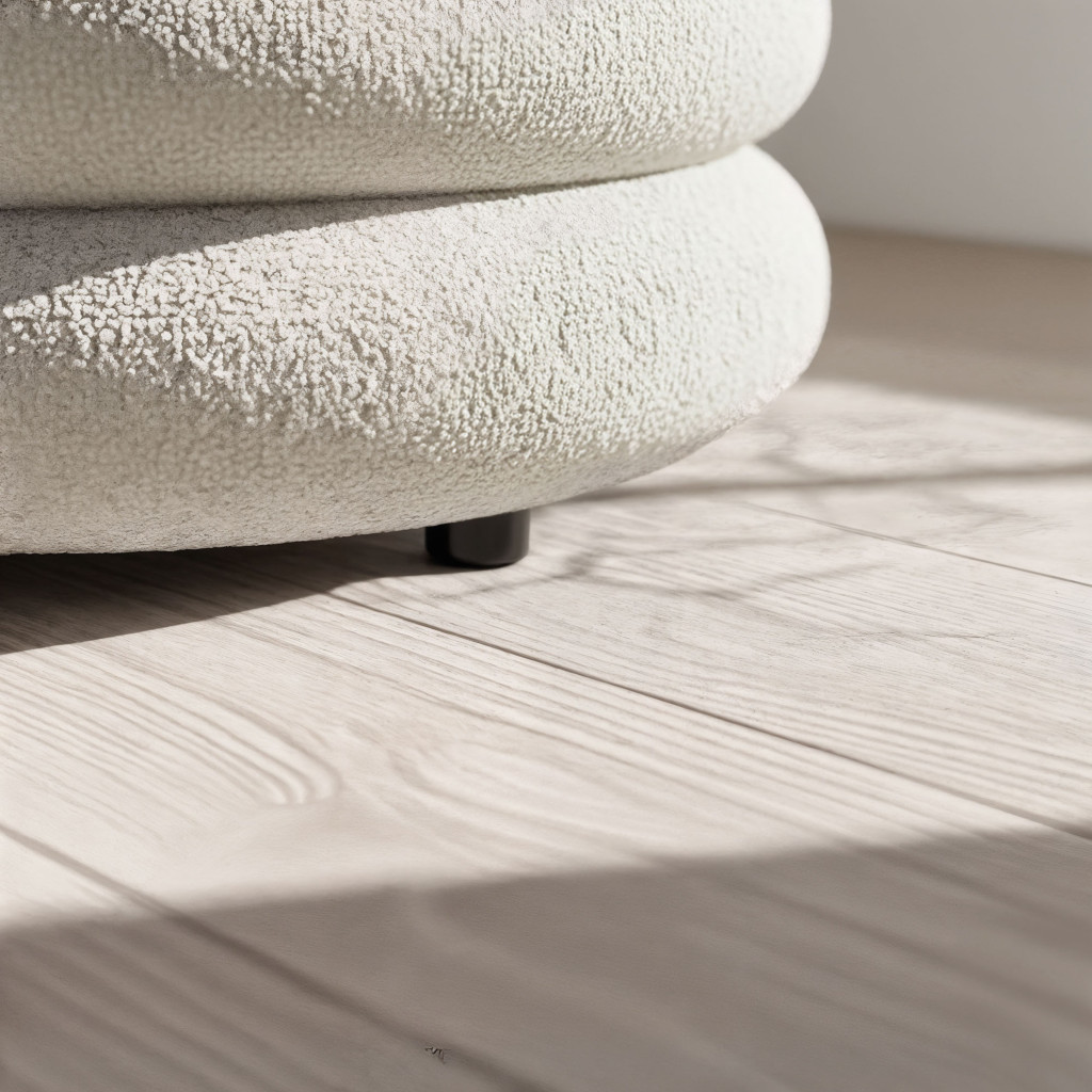 Taburet tapitat Puffo cu spatiu de depozitare, velur, 100x42x42 cm, crem - imagine 4