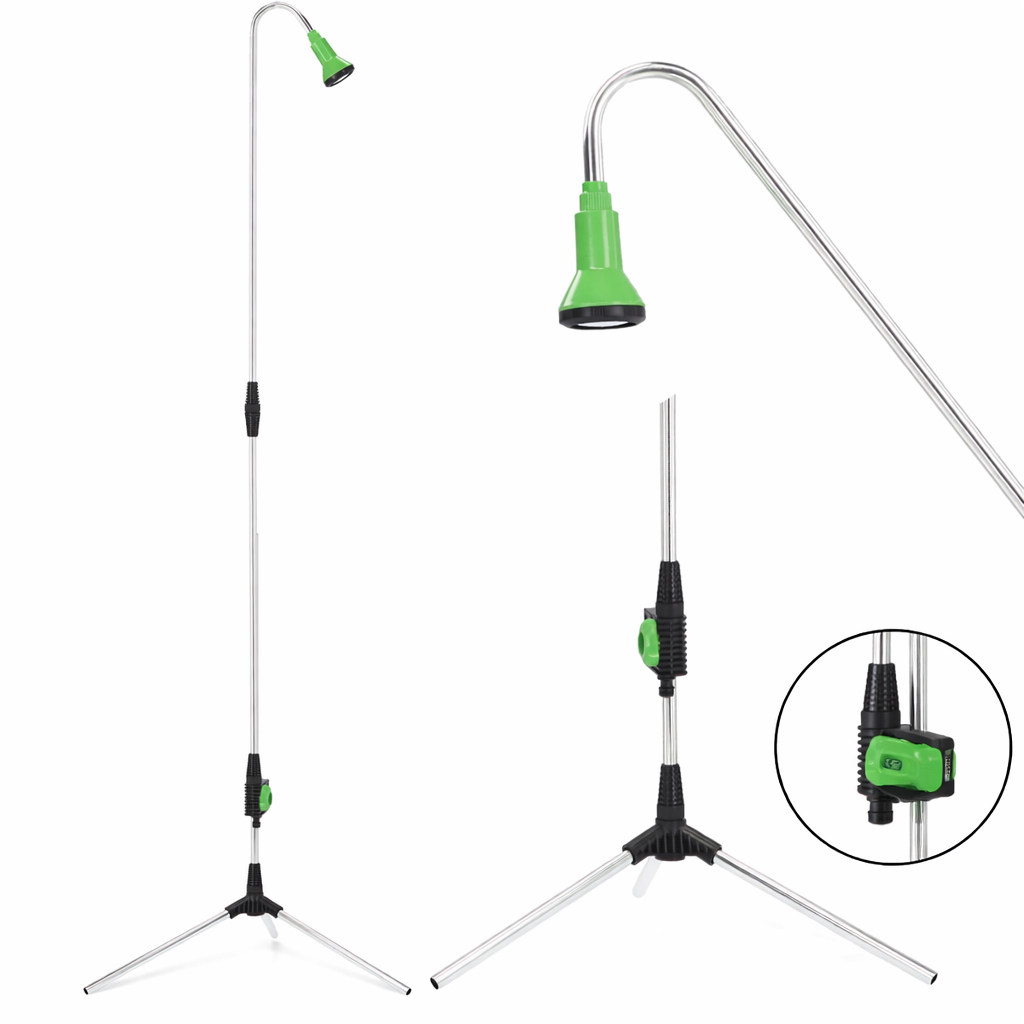 Dus de gradina pe trepied cu conectare la furtun, reglabil pe inaltime, utilizare exterior, 210 cm - imagine 5