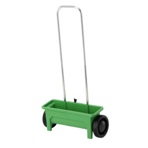 Distribuitor manual pentru seminte si ingrasamant cu reglaj 10 trepte, rezervor 12 litri, 110x57 cm