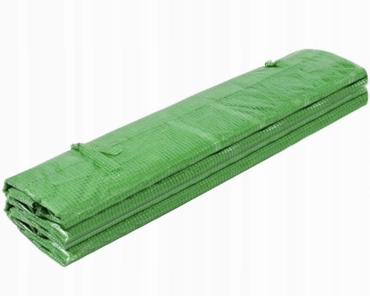 Folie pentru sera gradina 400x250x200 cm, 140 g/m², armata cu plasa, UV4, 9 ferestre, verde - imagine 2
