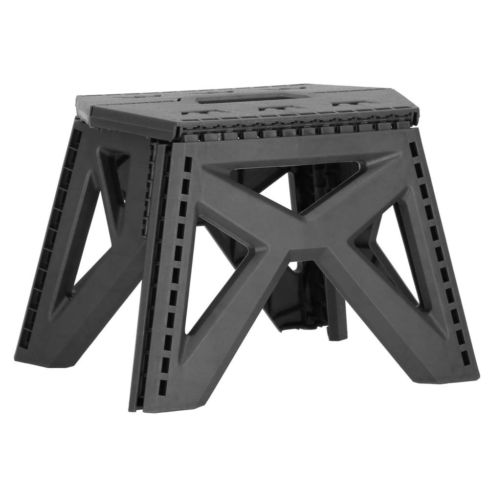 Scaun inaltator multifunctional tip scara, 100 kg, compact, cu maner, 31x23x23 cm, gri - imagine 7