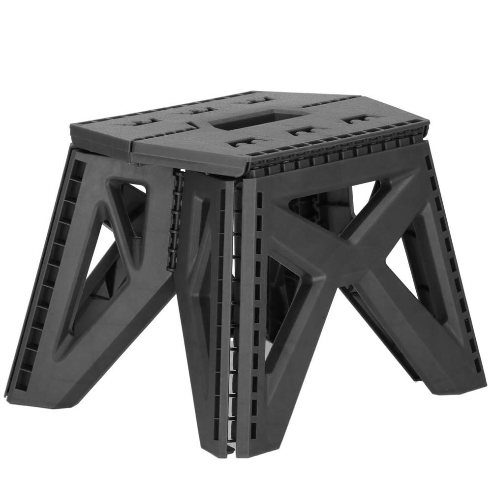 Scaun inaltator multifunctional tip scara, 100 kg, compact, cu maner, 31x23x23 cm, gri - imagine 8