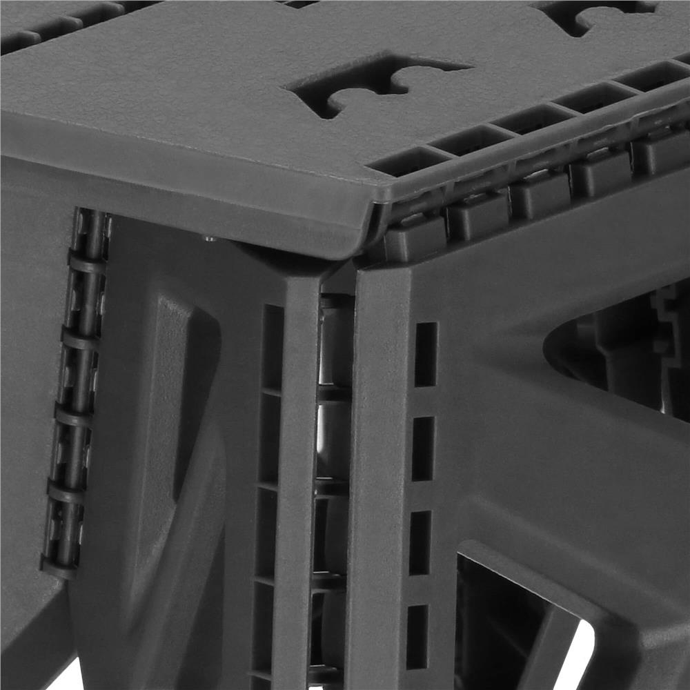 Scaun inaltator multifunctional tip scara, 100 kg, compact, cu maner, 31x23x23 cm, gri - imagine 10