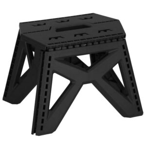 Scaun inaltator multifunctional tip scara, 100 kg, compact, cu maner, 23x31x23 cm, negru