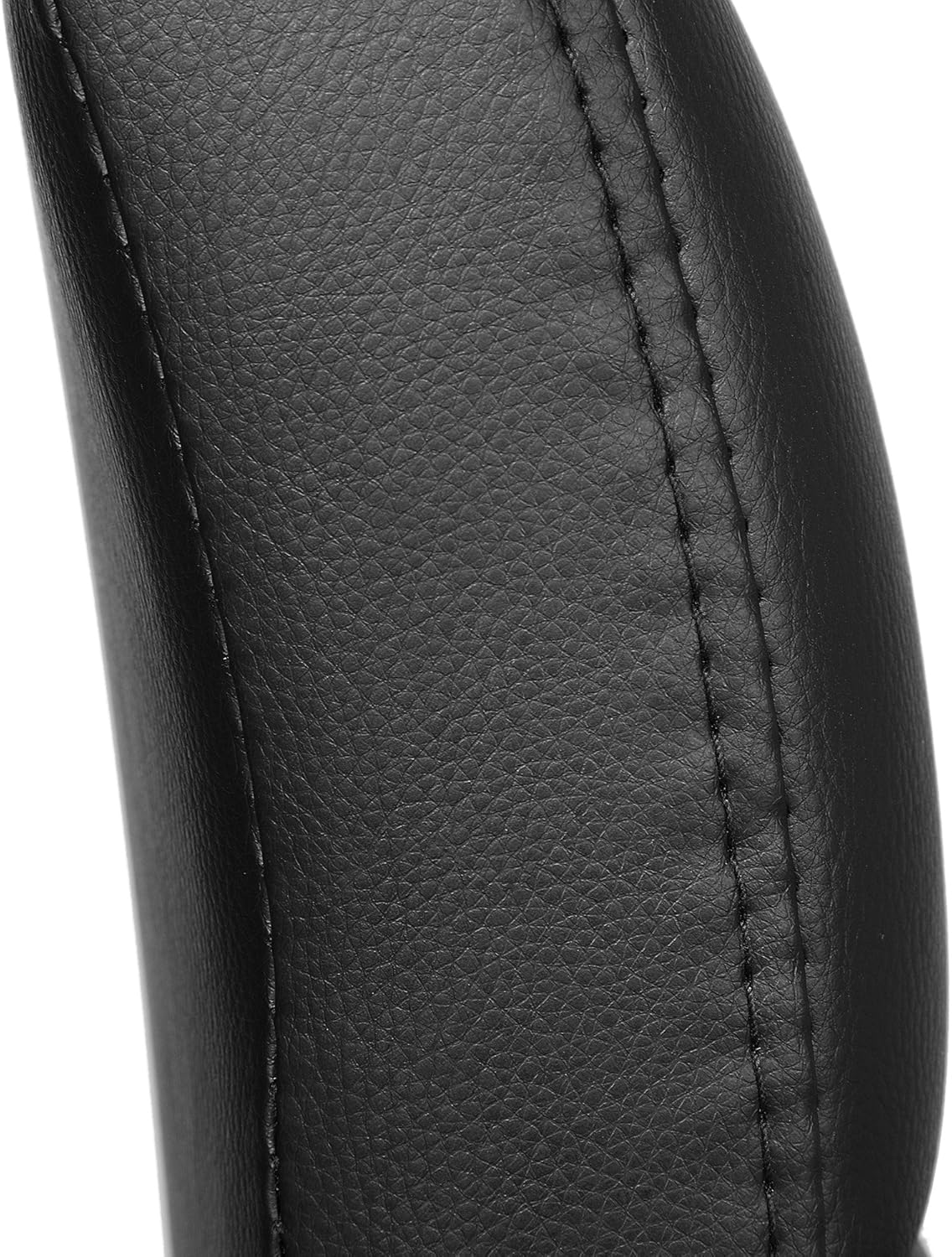 SONGMICS Set 2 scaune bar reglabile pe inaltime, cu spatar, sezut PU si suport picioare, rotatie 360°, 38x45x115 cm, negru - imagine 8