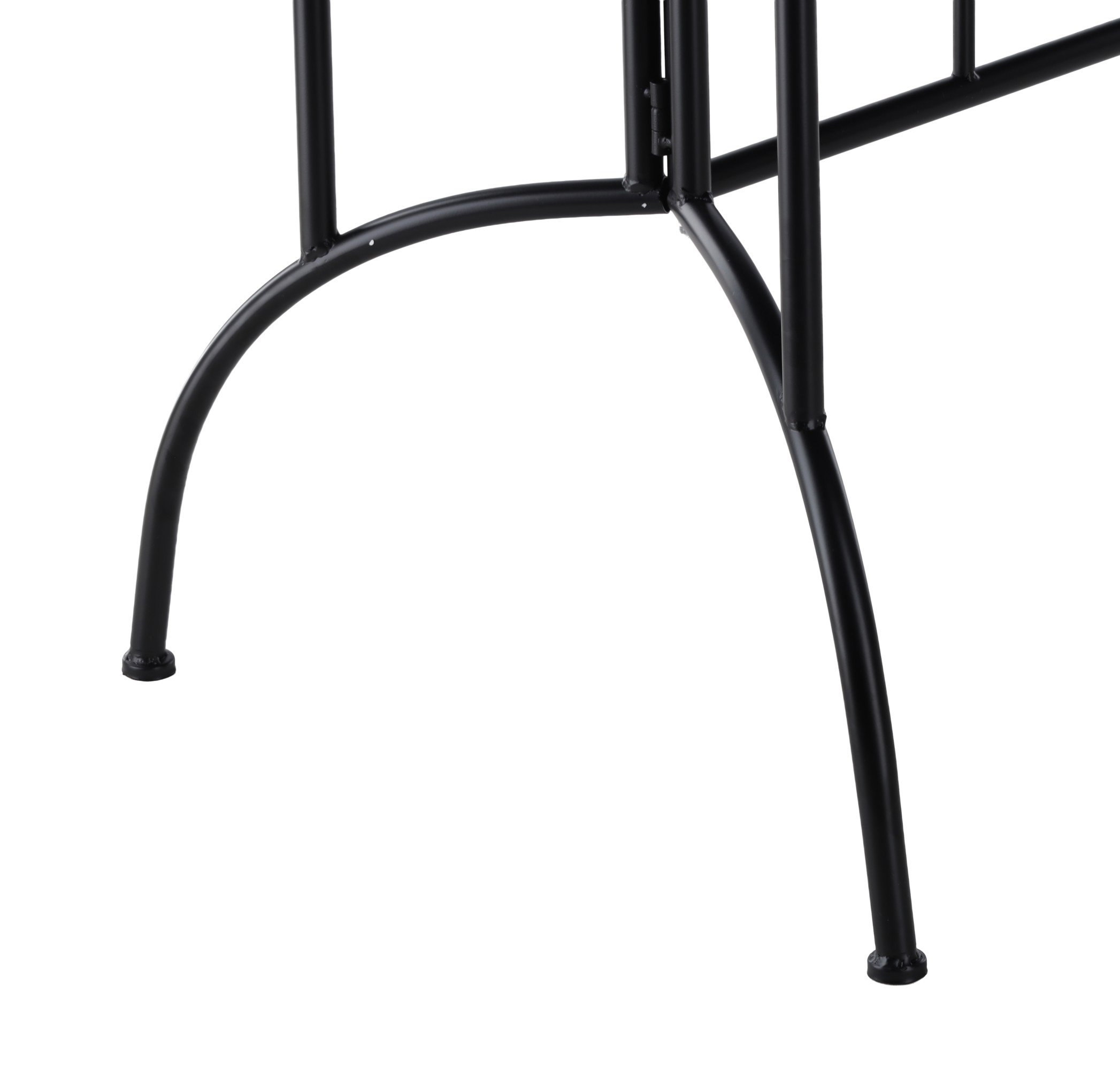 Masa de gradina dreptunghiulara cu blat mozaic si cadru metalic, 150x80x74 cm - imagine 9