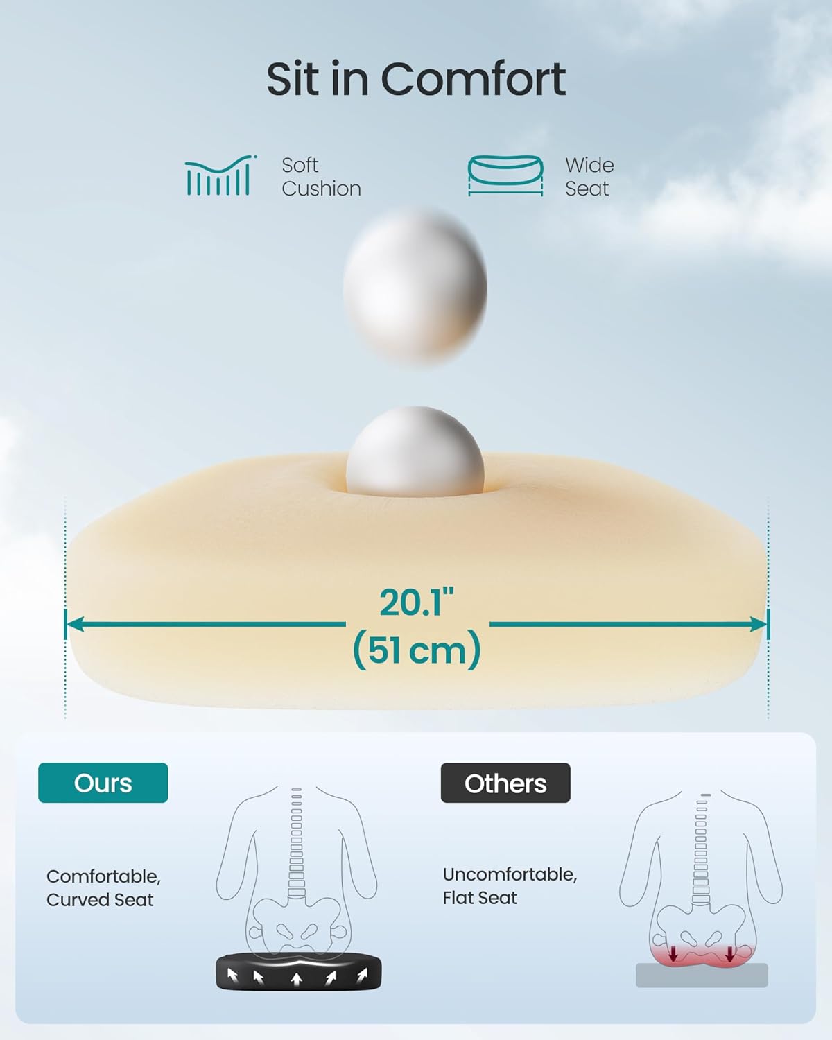 SONGMICS Scaun de birou ergonomic, spatar mesh cu suport lombar, reglabil pe inaltime, baza metalica, 60x60x106 cm, negru - imagine 2