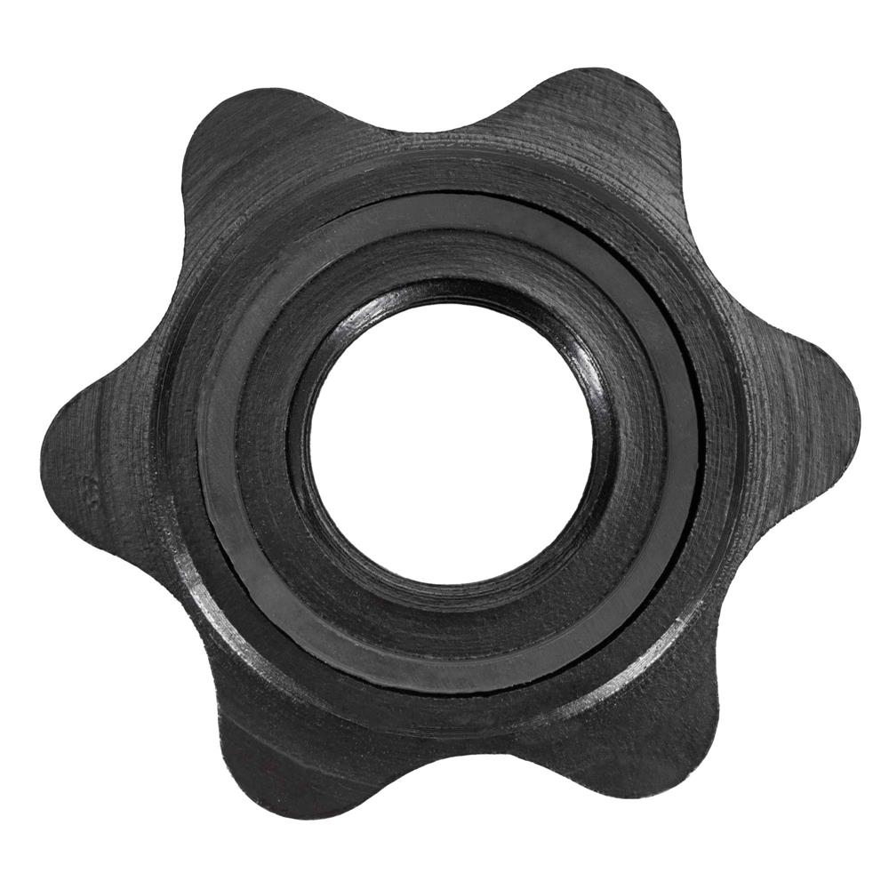 Bara haltera dreapta pentru greutati 180 cm, diametru 25 mm, otel, incarcare maxima 140 kg, negru - imagine 8