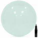 Minge pentru fitness 65 cm, antiderapanta, cu pompa inclusa, maxim 150 kg, verde menta